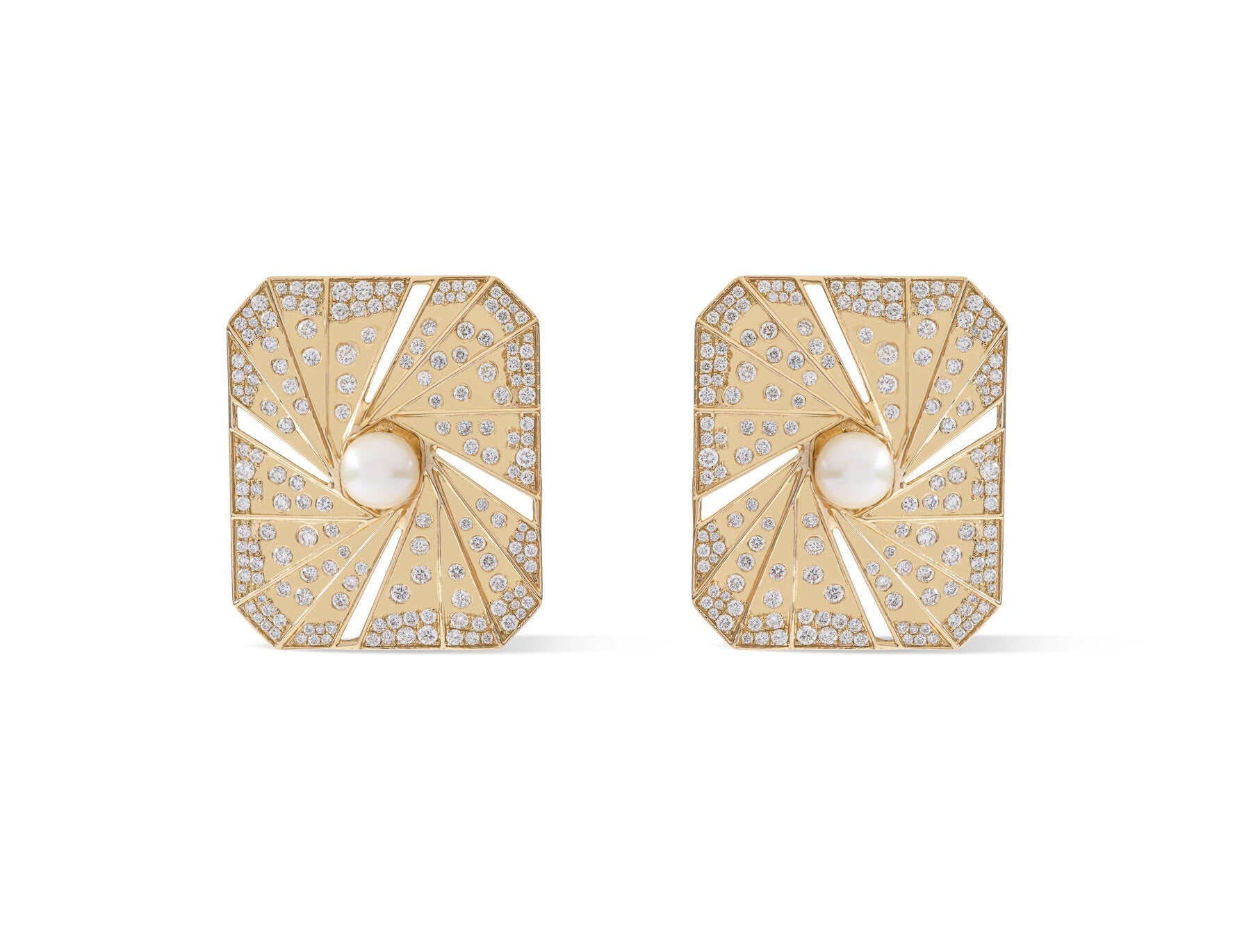 Eterna Earrings, Diamonds