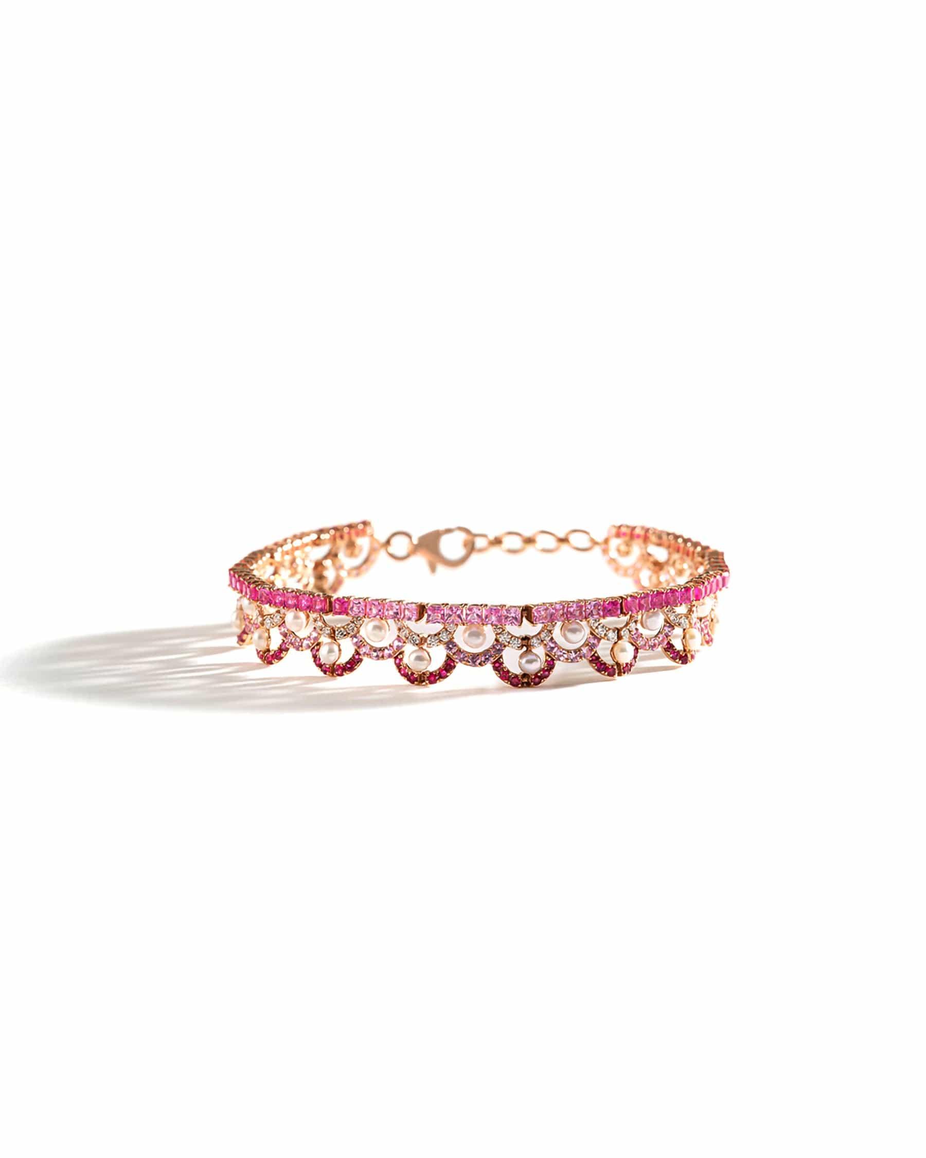 Akshita Rattha Bracelets Floralis Bracelet - Ruby