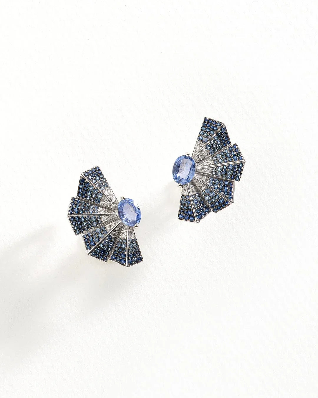 Akshita Rattha Earrings Elysia Earrings - Sapphire Ombre