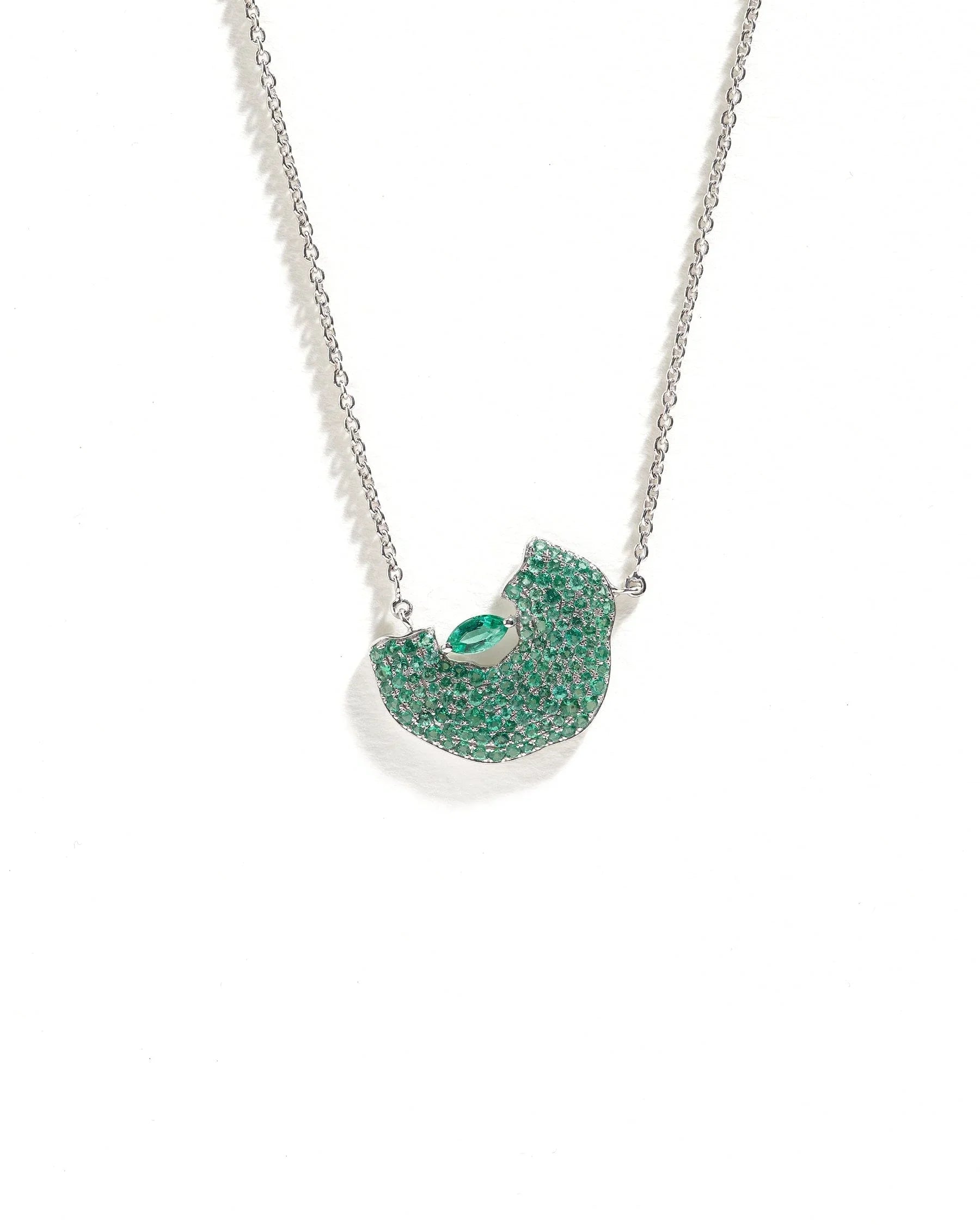 Akshita Rattha Pendants Gorgonia Pendant - Emerald