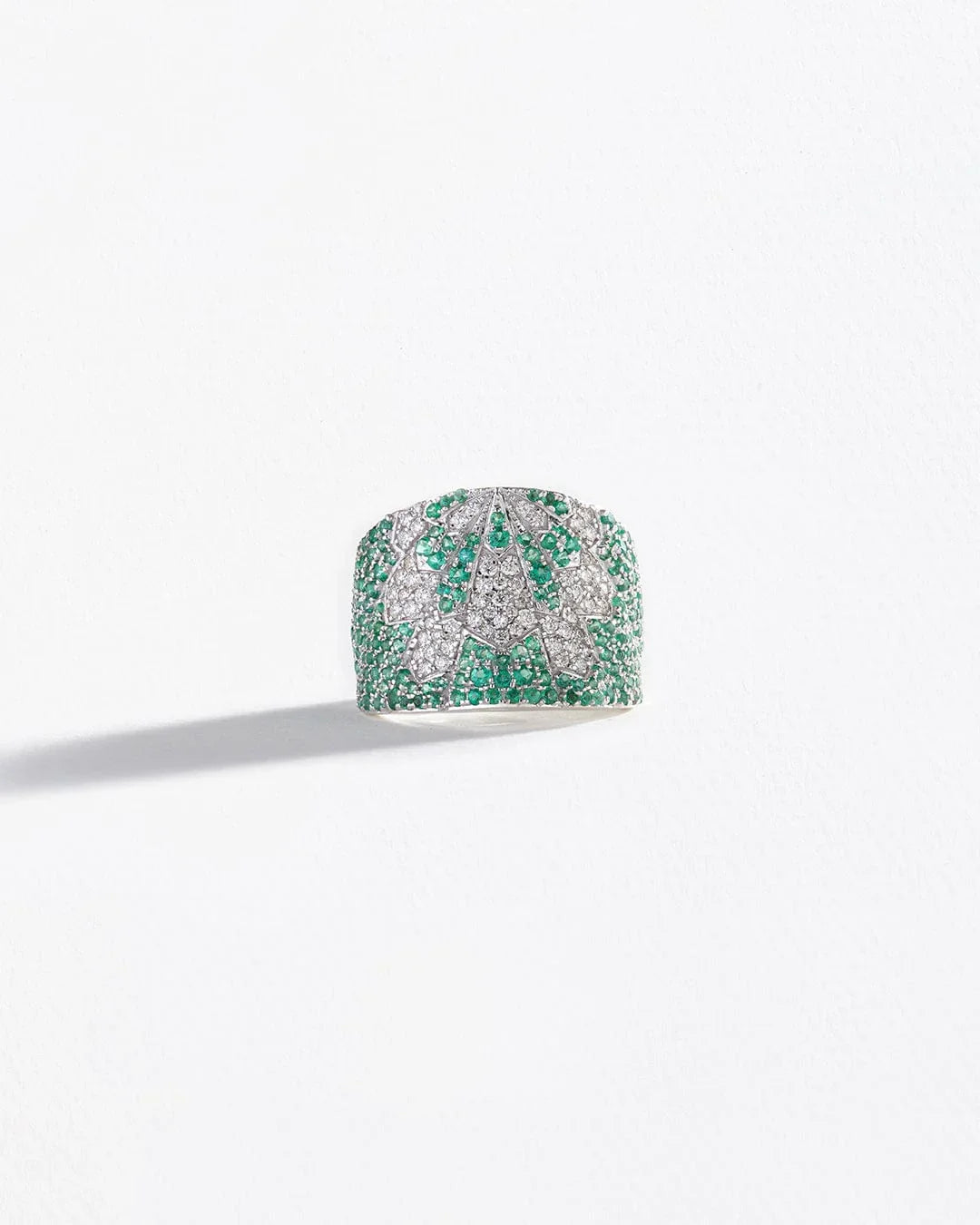 Akshita Rattha Rings Mirage Ring - Emerald