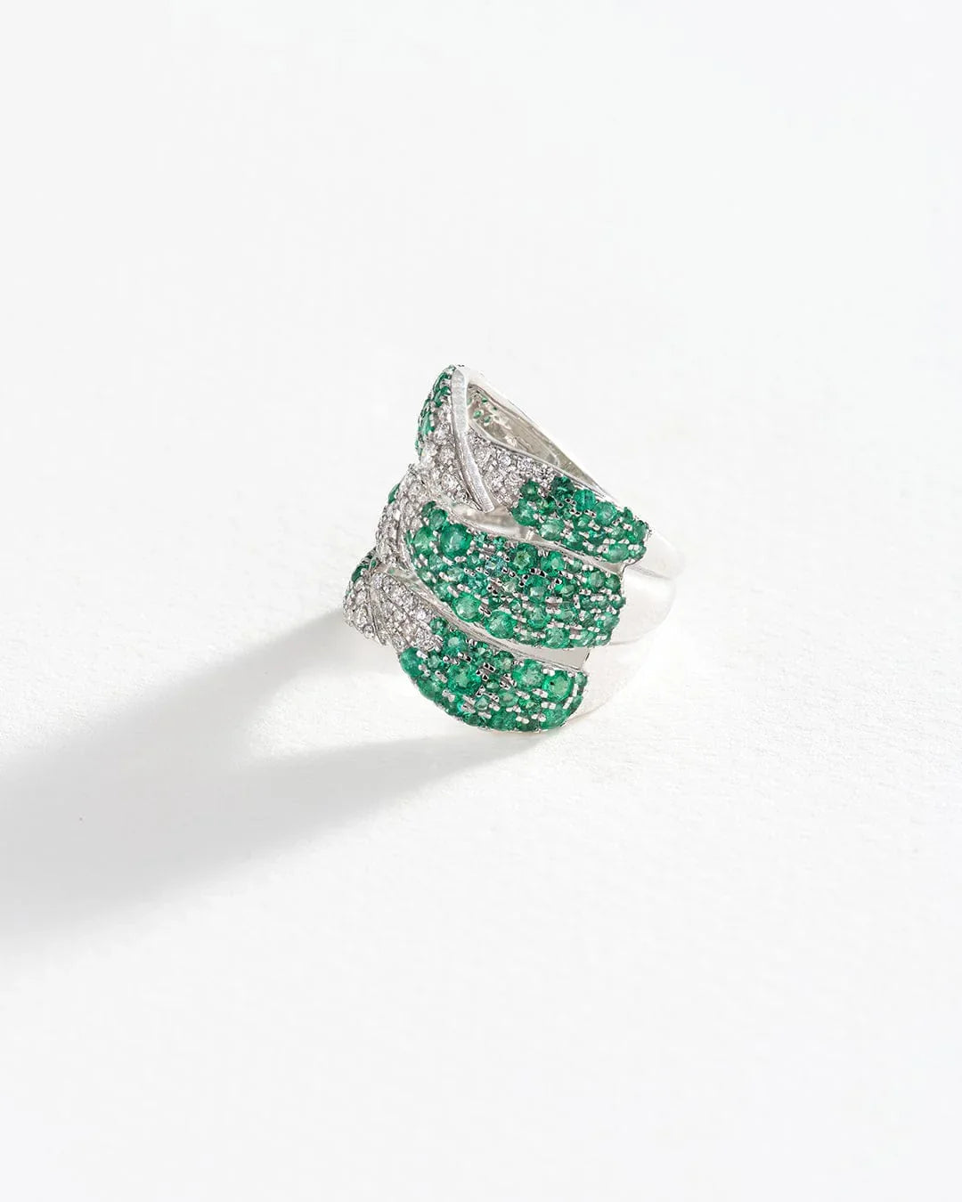 Akshita Rattha Rings Seraphine Ring - Emerald