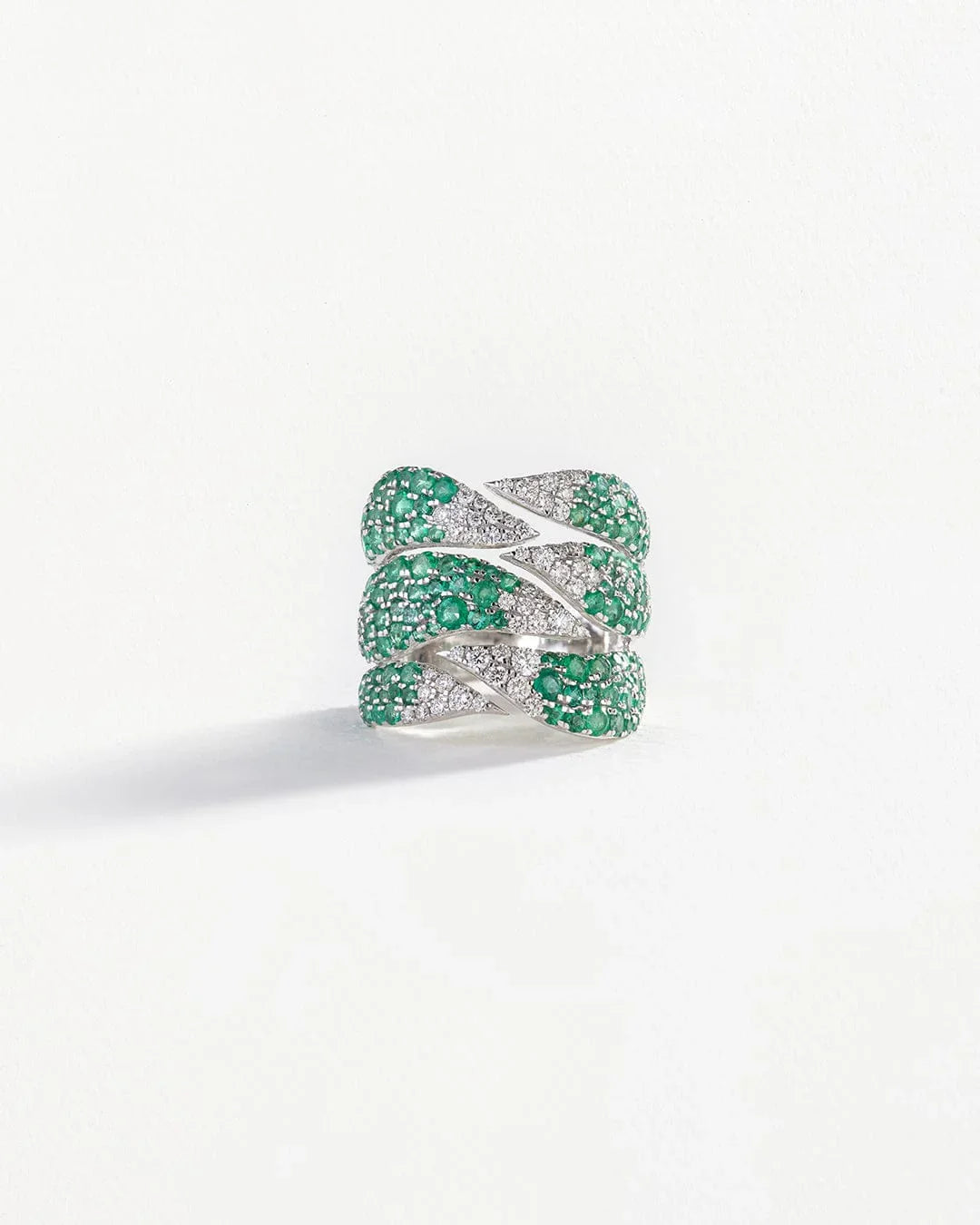 Akshita Rattha Rings Seraphine Ring - Emerald
