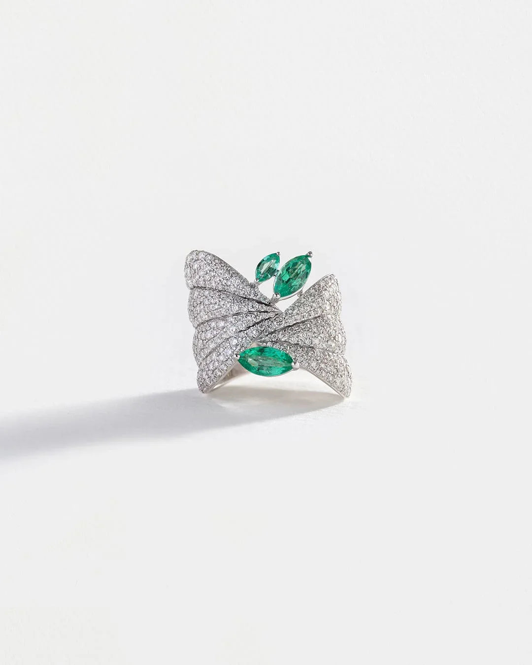 Akshita Rattha Rings Solstice Ring - Emerald